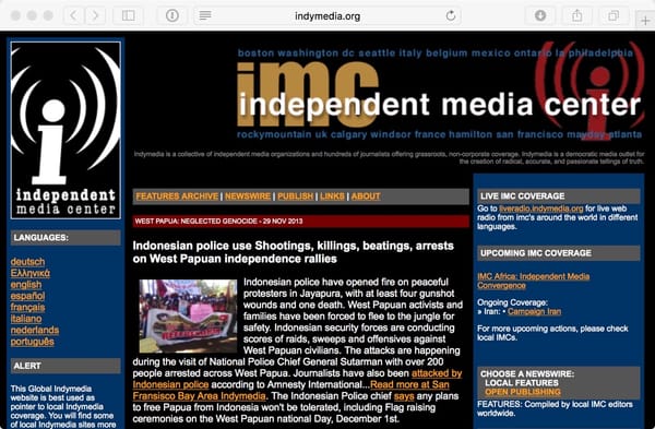 Indymedia Stories #2: Another Anniversary, Looking to the Future